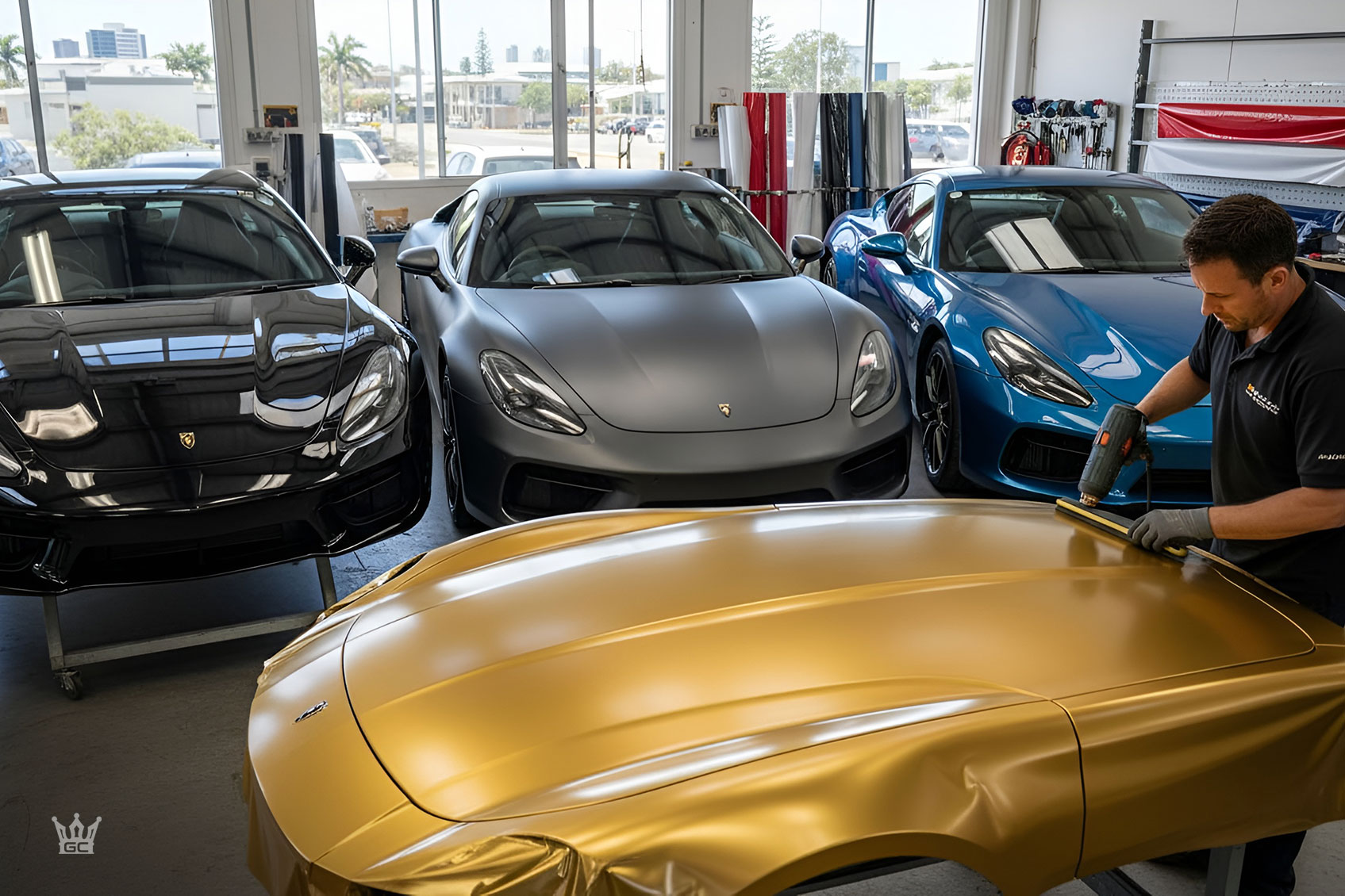 Compare Wrap Materials Glossy Matte Satin Gold Coast Installers